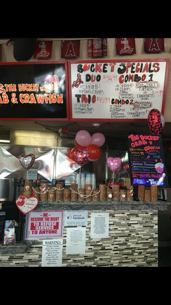 The Bucket Crab & Crawfish Corona, CA Full Menu, Reviews, Photos